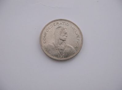 Swiss 5FR Confoederatio Helvetica 1985