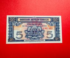 Great Britain. 5 / Shillings. 1961    ( UNCIRCULATED )2nd Series  )