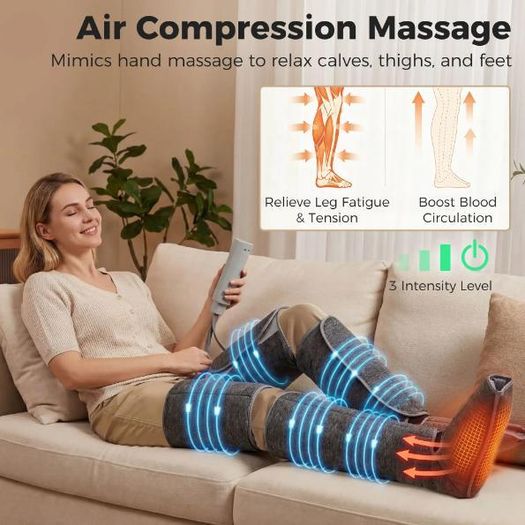 Leg Massager with Heat & Compression