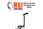 iPhone XS Max Replacement Charging Port Dock Connector Flex Cable Mic Black