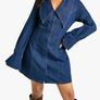 Brand New Boohoo Denim Dress Size 14 Image 4