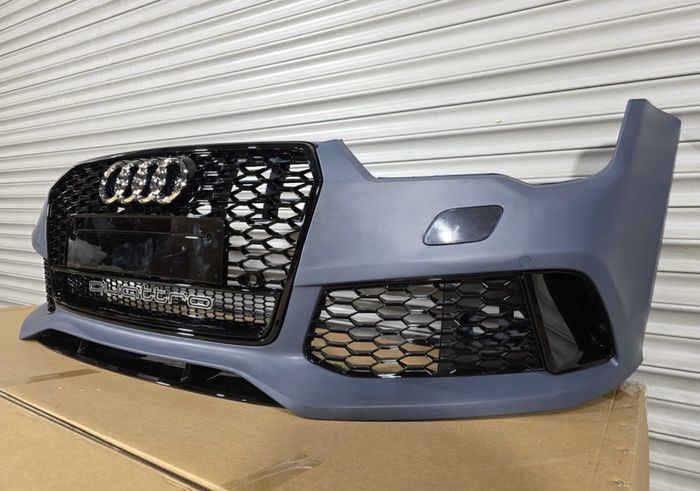 Complete front bumper for Audi A7 S7 4.5 15- 18 Facelift honey comb