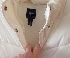 Gap cream puffer gillet