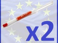 main image for ad New 2x 1g Thermal Grease Heatsink Compound Paste CPU VGA PC Laptop Syringe #119