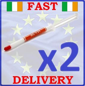 New 2x 1g Thermal Grease Heatsink Compound Paste CPU VGA PC Laptop Syringe #119
