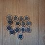 15 X Black Coaching Magnets Image 2