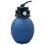 Pool Sand Filter with 4 Position Valve Blue 300 mm Image 2