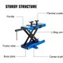 BRAND NEW 1100LBS Motorcycle Lift MotorBike Center Scissor Jack Stand Image 3