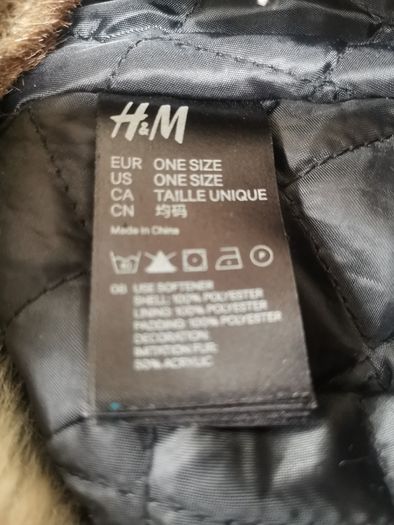 Hat from H&M with fur trim