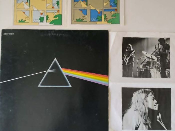 Pink Floyd : The dark side of the Moon : Harvest 2C064-05249, LP, France 1973, VG+