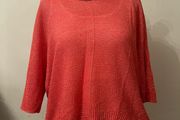 Pink/peach knit top. Size S/M