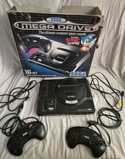Boxed Sega Mega Drive Model 1