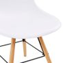 5 Piece Dining Set Plastic White Image 10