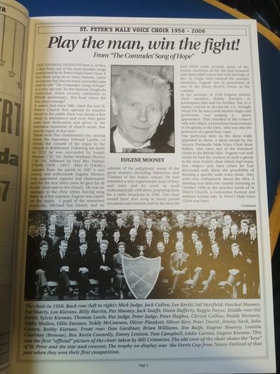 St. Peter's Choir, Drogheda interest