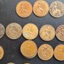 UK one-penny coins 1896 - 1967 Image 3