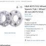 H&R 20mm 5x120 72.5 center, Wheel Spacers Image 8