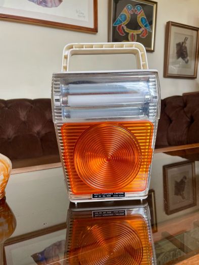Vintage Multi Purpose Utility Lantern Made in Hong Kong Breakdown Lamp Flashing