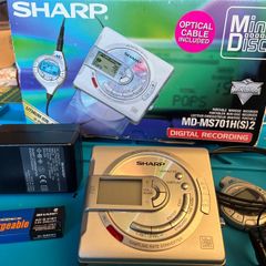Sharp MD-MS701H(S) MiniDisc Recorder - Boxed Complete Set - Serviced & Tested