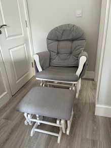 Rocking chair with footstool
