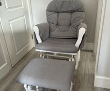 Rocking chair with footstool