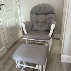 Rocking chair with footstool