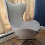 Arne Jacobsen replica Egg Chair in white Image 5