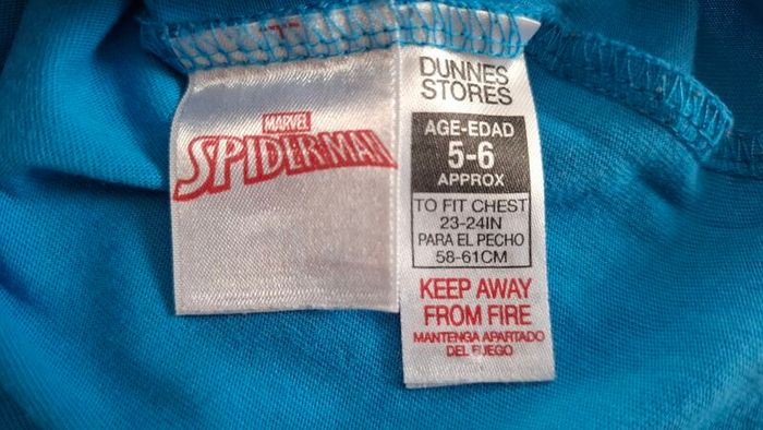 Kid's Spiderman Pjs 5-6 years