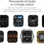 Rose Core Smart Watch Gold and Black Colour Image 9
