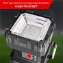 LED Waterproof Rechargeable Double Head Searchlight Handheld Flashlight Work Light Spotlight Flood Camping Camper 40W Image 2