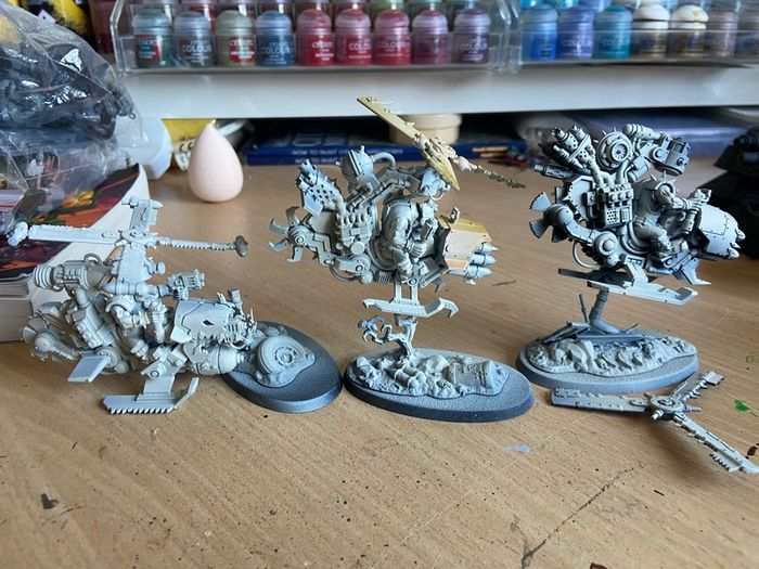Warhammer 40k Ork Deffkoptas x 3