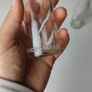 385 - Set of 2 Vintage Collectible Decorative Clear Glass Cantrell and Cochrane Mineral Bottles Image 7