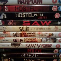 Gory Slasher Dvd Bundle Collection Saw Hills Have Eyes Hostel Hatchet Wrong Turn