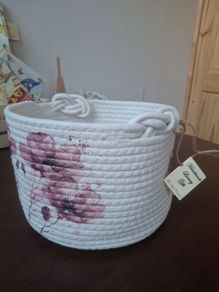 Cotton Rope Basket.