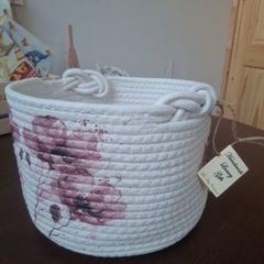 Cotton Rope Basket.