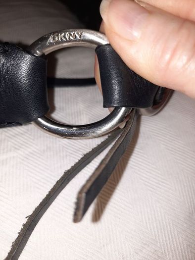 DKNY logo'd Black shoulder bag