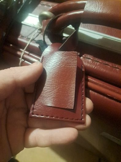 Oxblood red burgundy leather expanding travel suitcase vintage
