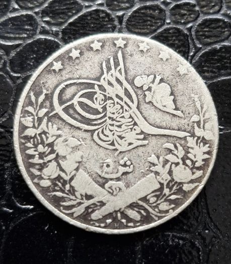 Egypt  5 Qirsh Silver  Mehmed V  1327 - 1914 H coin