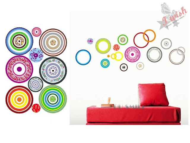 Wall Stickers Art Home Decoration, Decal Circles