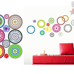 Wall Stickers Art Home Decoration, Decal Circles