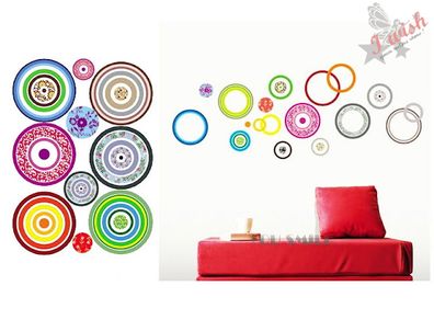 Wall Stickers Art Home Decoration, Decal Circles