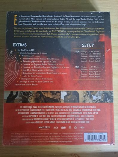 DUST DEVIL Blu-ray Limited Media book German Import