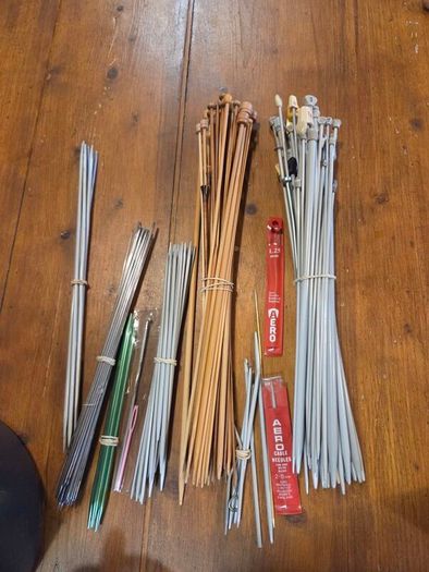 180 Pairs of Knitting Needles + Extras