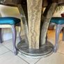 Beautiful Italian Marble table with 4 chairs Image 5
