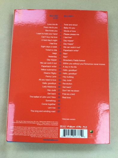 The Beatles 1+ 2 Bluray Deluxe Limited Edition HITS ROLLING STONES