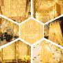 200 LED 2m x 2m USB String lights Indoor Outdoor Waterproof Warm White Hanging Window Lights with Hooks (FREE POSTAGE) Image 4
