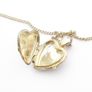 Sterling Silver Photo Locket Necklace On Signed 925 Chain Image 4