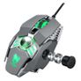 New V10 Wolf Warrior Wired USB Optical RGB LED Gaming Mouse 6400 DPI #1414 Image 2