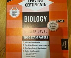 school books, Leaving Cert past papers, Biology and French