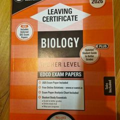 school books, Leaving Cert past papers, Biology and French