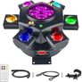 6 Arms 150W Moving Head Light Beam Laser Strobe Effect DMX Stage Rotating DJ Disco Party Bars Show Full Colour LED Beam Lights Image 2
